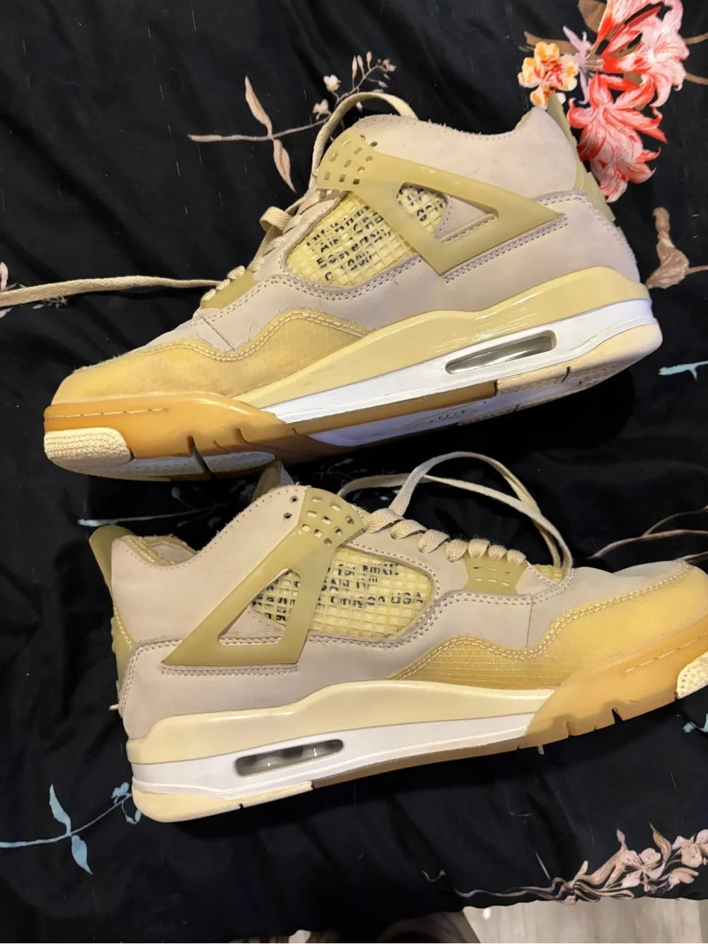 Jordan 4 Retro Off White Sail Men’s 12 Rare Virgil Abloh Collab Version